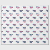 アイオワスターズアンドストライプズ州 ラッピングペーパー (フラット)