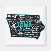 アイオワデモインシダーラピッド,スーシティー,メイスン マグネット (正面)