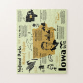 アイオワナショナルパークスインフォグラフィックマップ ジグソーパズル (縦)