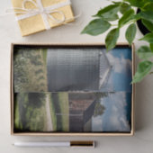 アイオワファーム、トウモロコシ畑と穀物ビン 薄葉紙 (ギフト)