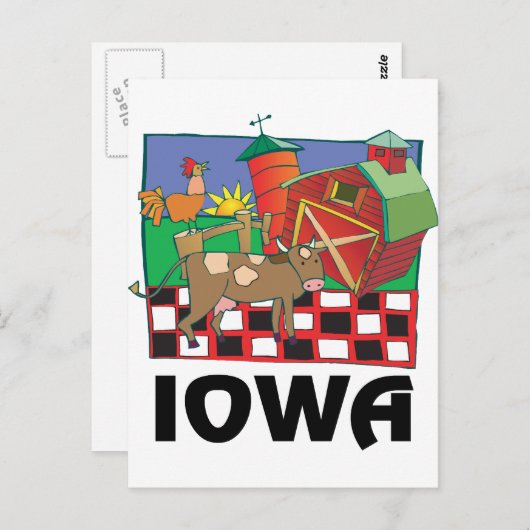 アイオワファーム ポストカード (正面/裏面)