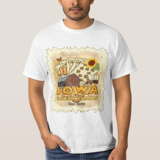 アイオワポーカー Tシャツ (正面)