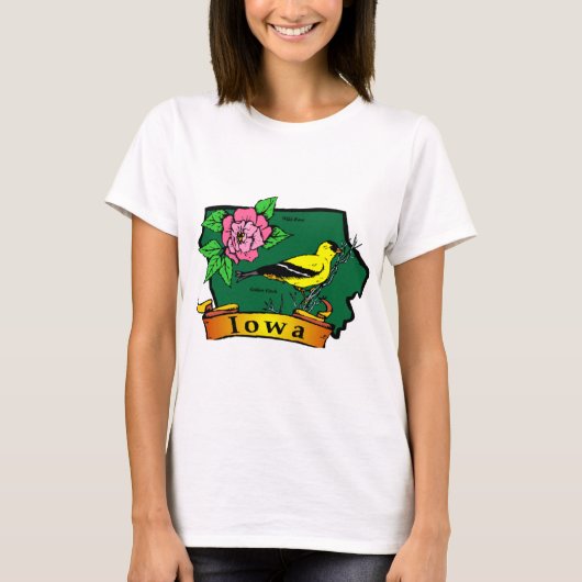 アイオワマップ Tシャツ (正面)