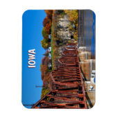 アイオワミシシッピー川磁石 マグネット (縦)