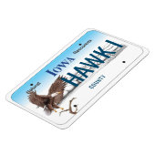 アイオワライセンスプレートフレキシブル マグネット (左側)