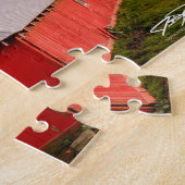 アイオワレッドバーンサンセットパズル ジグソーパズル (側面)