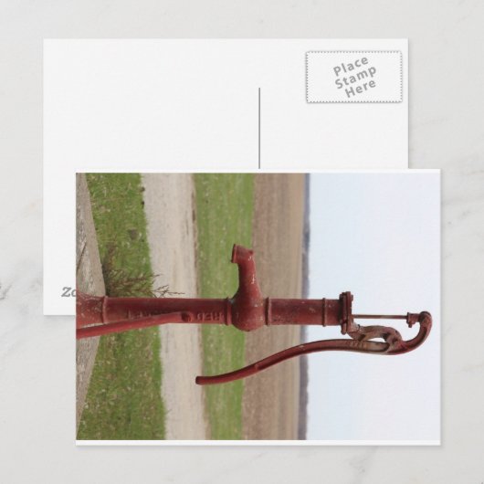 アイオワ井戸 ポストカード (正面/裏面)