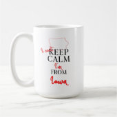 アイオワ保から来たのは落ち着かない コーヒーマグカップ (左)