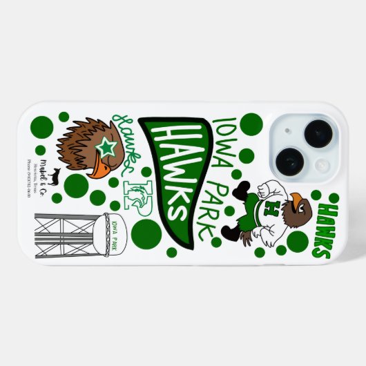 アイオワ公園 Case-Mate iPhoneケース (裏面 (横))