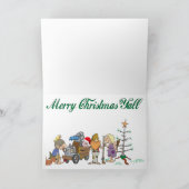 アイオワ州からの休日の挨拶 シーズンカード (内部)