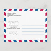 アイオワ州とマサチューセッツ州のAirmail日付を保存 案内ポストカード (裏面)