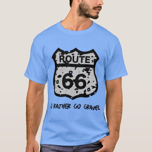 アイオワ州のスラング だったら砂利道を走りたい オーバーサイズ Tシャツ (正面)