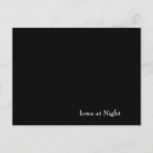 アイオワ州の夜 ポストカード (正面)