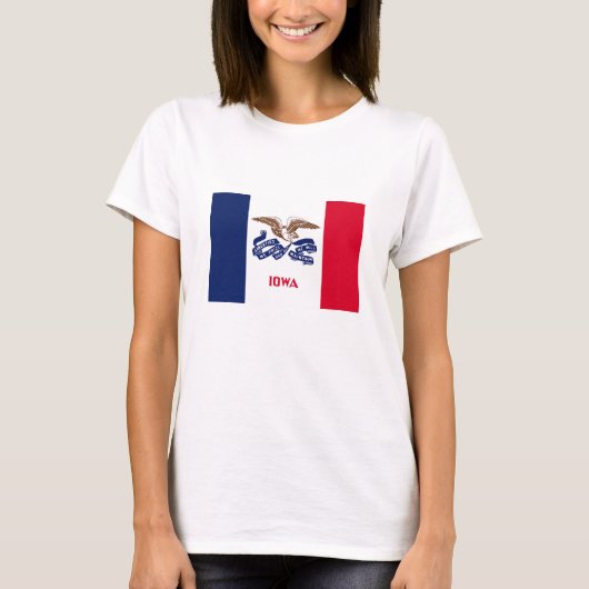 アイオワ州の旗 Tシャツ (正面)