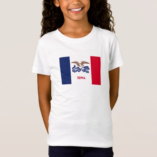 アイオワ州の旗 Tシャツ (正面)