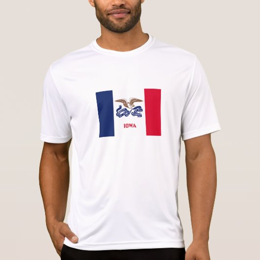 アイオワ州の旗 Tシャツ (正面)