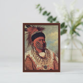 アイオワ州の白い雲頭 ポストカード (スタンド正面)