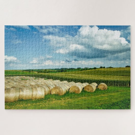 アイオワ州の農場が大好き。 ジグソーパズル (横)