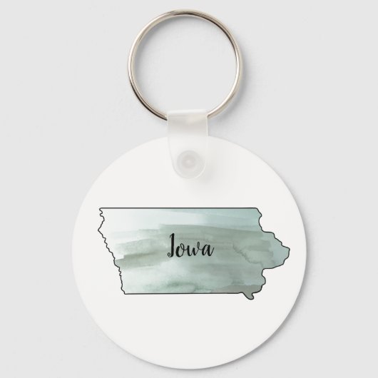 アイオワ州イラストレーション キーホルダー (正面)