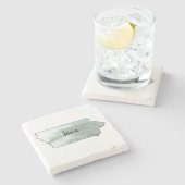 アイオワ州イラストレーション ストーンコースター (横)