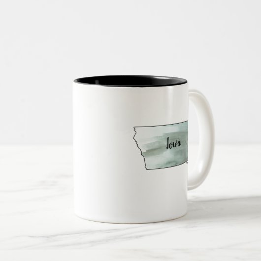 アイオワ州イラストレーション ツートーンマグカップ (正面右)