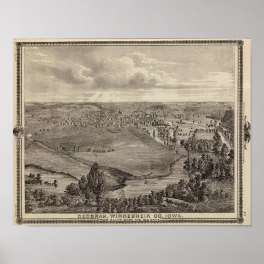アイオワ州ウィンネシェークCo.デコラ ポスター (正面)