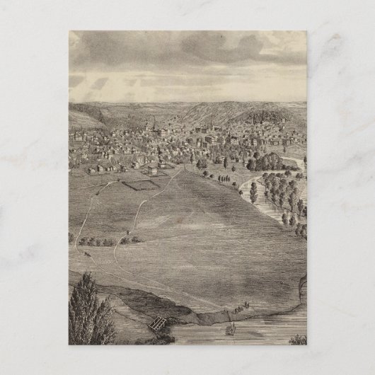 アイオワ州ウィンネシェークCo.デコラ ポストカード (正面)