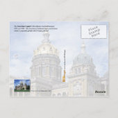 アイオワ州キャピトルインデモイン ポストカード (裏面)