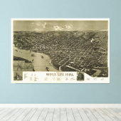 アイオワ州スー市(1888) キャンバスプリント (インサイチュ (ウッドフロア))