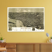 アイオワ州スー市(1888) キャンバスプリント (インサイチュ (リビング))