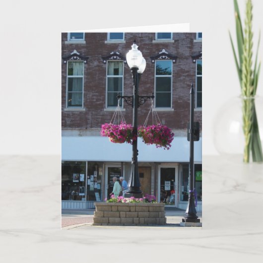 アイオワ州ダウンタウン カード (正面)