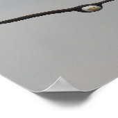 アイオワ州ダブケで撮影したワシの写真 ポスター (角)