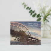 アイオワ州ダベンポートのセンテニアル橋 ポストカード (スタンド正面)