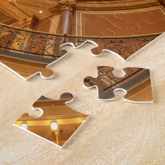 アイオワ州デモインのアイオワ州キャピトルドーム。 ジグソーパズル (側面)