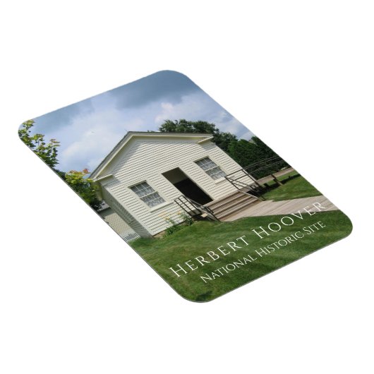 アイオワ州ハーバート・フーバー幼少期の校舎 マグネット (右側)