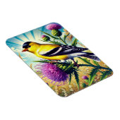 アイオワ州バードイースタンゴールドフィンチ マグネット (右側)