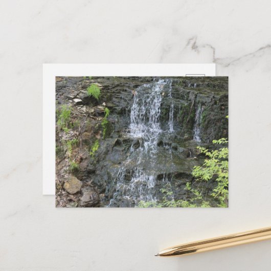 アイオワ州バーリントンのブラックホーク春 ポストカード (正面/裏面インサイチュ)