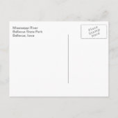アイオワ州ベルビュー州パーク ポストカード (裏面)