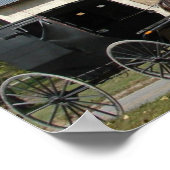 アイオワ州ベントンスポーツのアミッシュホース ポスター (角)