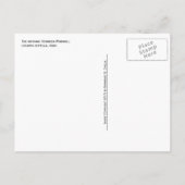 アイオワ州ペルラヒストリカルビレッジのヴェルミーア風車 ポストカード (裏面)