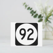 アイオワ州ルート92 ポストカード (スタンド正面)