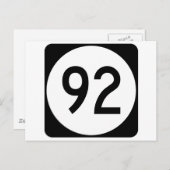 アイオワ州ルート92 ポストカード (正面/裏面)