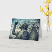 アイオワ州ワシントンにある石天使 カード (黄色い花)