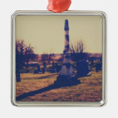 アイオワ州ワシントンの墓地 メタルオーナメント (正面)