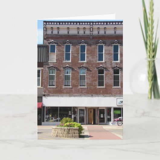 アイオワ州ワシントンの旧建物 カード (正面)