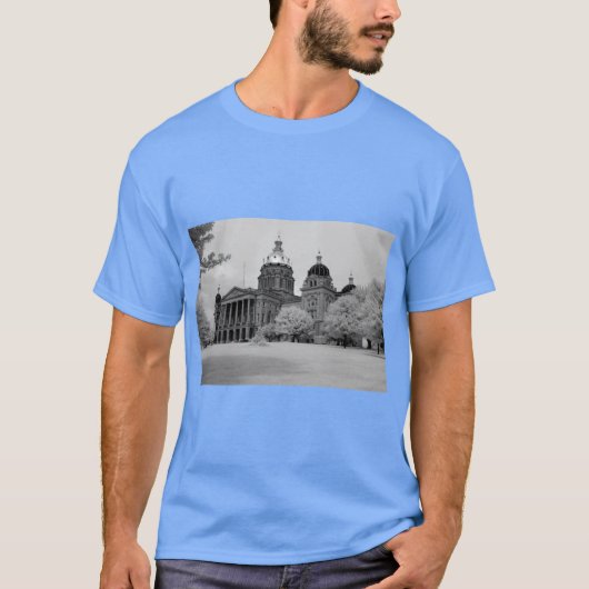 アイオワ州会議事堂 オーバーサイズ Tシャツ (正面)