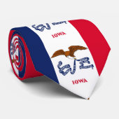 アイオワ州旗と提携 ネクタイ (ロール)