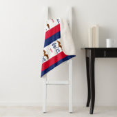 アイオワ州旗を持つ愛国的シェルパ毛布 シェルパブランケット (インサイチュ)