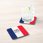 アイオワ州旗デザイン コースター (右側)