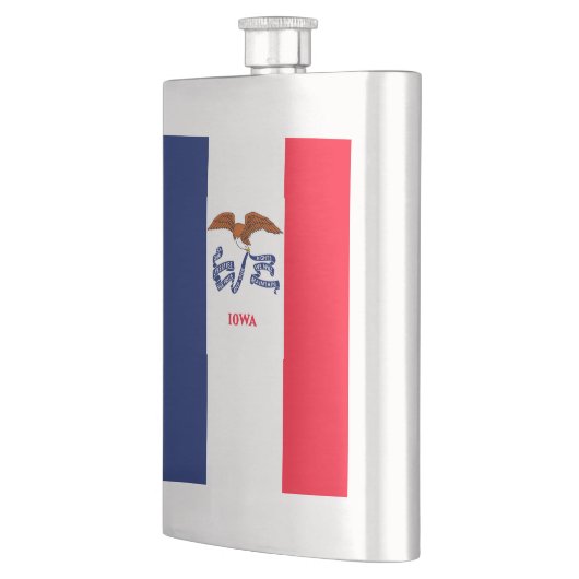 アイオワ州旗デザイン フラスク (左)